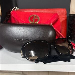 #62 Michael Kors Black Sunglasses